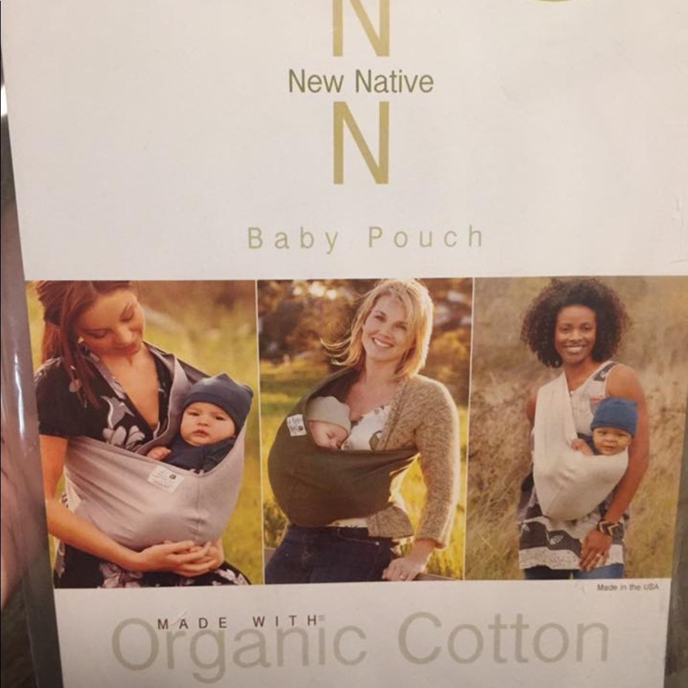 Organic cotton baby pouch size small